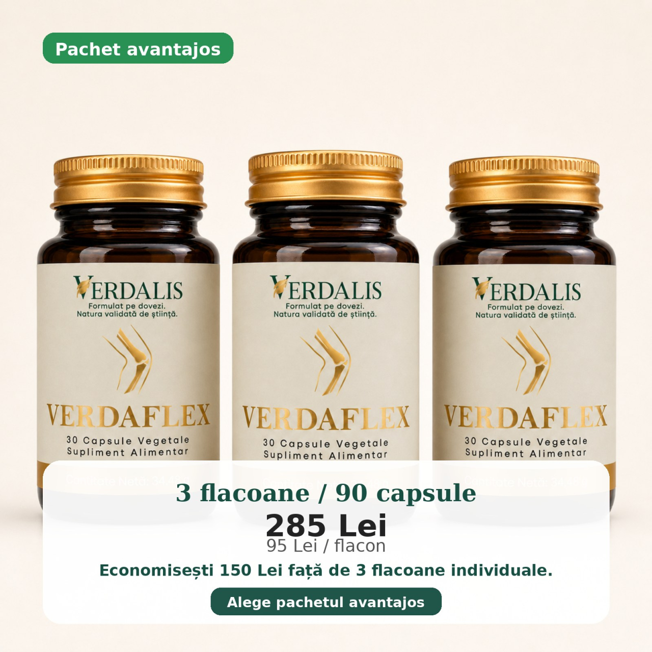 VerdaFlex 3 flacoane 90 capsule Verdalis [2]