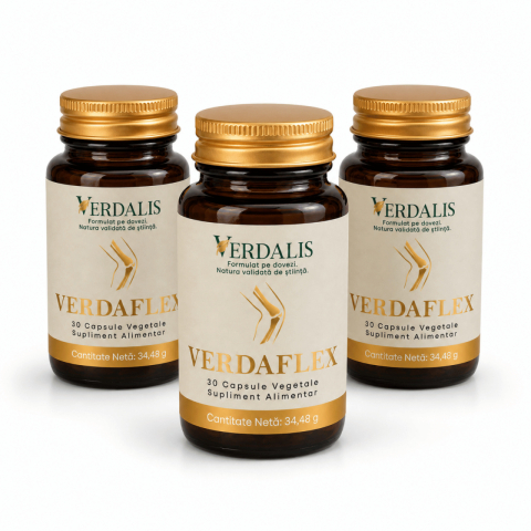 VerdaFlex - VerdaFlex Pachet Avantajos 3 flacoane 90 capsule Verdalis