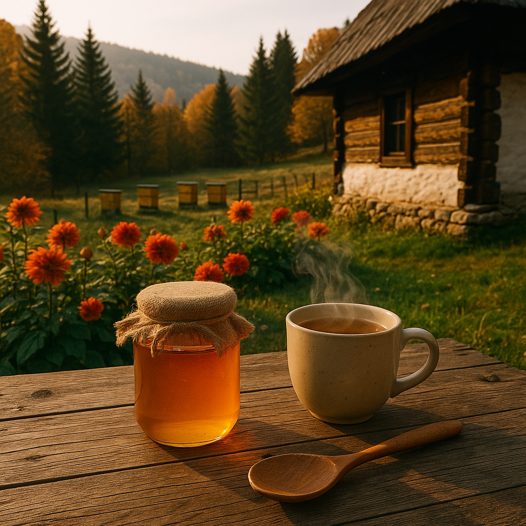 Beneficiile mierii din Apuseni – aur lichid din stupii munților