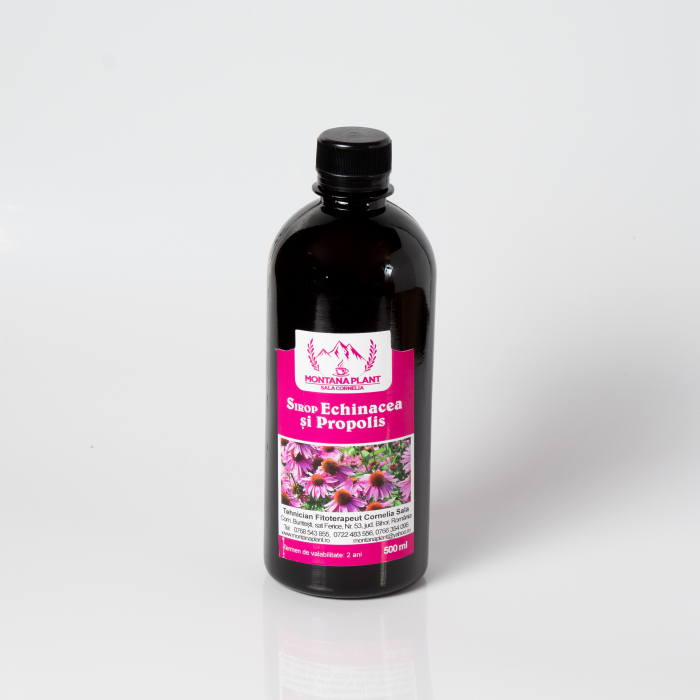 Sirop de echinaceea și propolis 500ml – pentru imunitate și răceli, Verde de Apuseni [1]