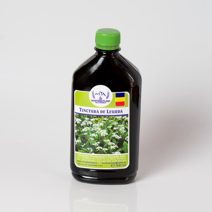 Tinctură de Leurda 500 ml – detoxifiere, inimă sănătoasă și protecție vasculară [1]