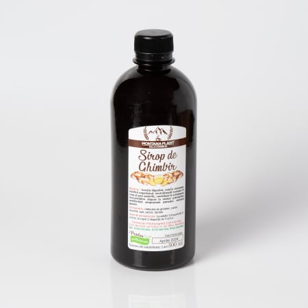 Sirop - Sirop de ghimbir natural 500ml – digestie și imunitate, Verde de Apuseni