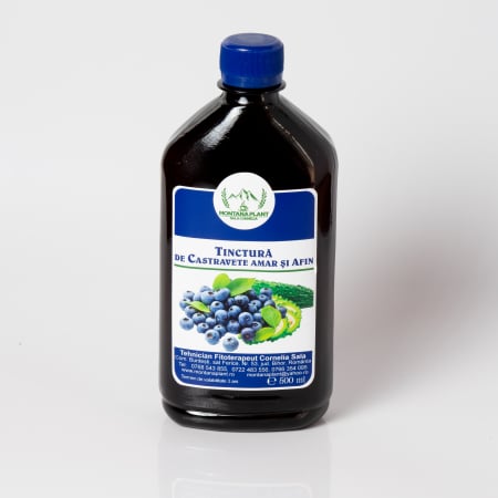 Tincturi - Tinctură de Castravete Amar și Afin – 500 ml