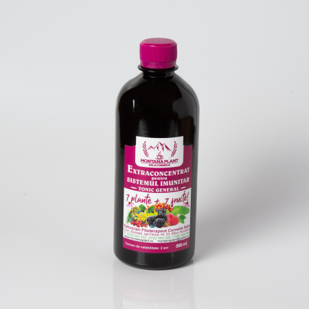 Sirop - Extra Concentrat Imunitate 7 Plant & 7 Fructe – 500 ml