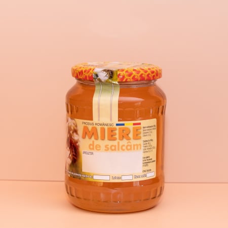 Miere de Albina 100% Naturala - Miere de Salcâm Naturală – 1kg Apuseni