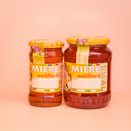 Miere Polifloră Naturală din Apuseni – Borcan 400g/1kg [2]