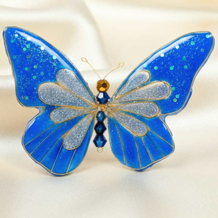Ac de păr fluture albastru UNICAT [2]