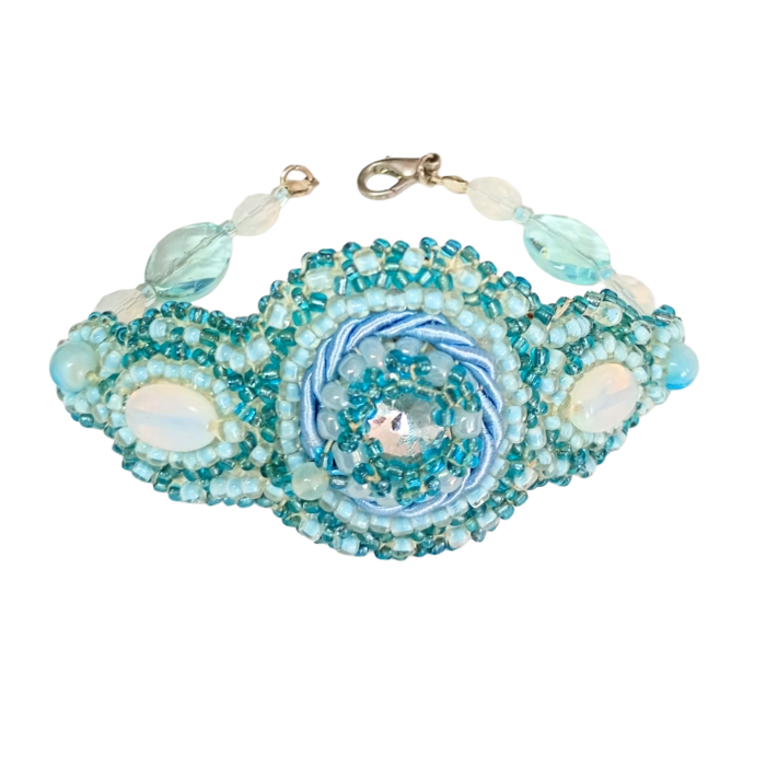 Bratara albastra statement Blue Sky [2]