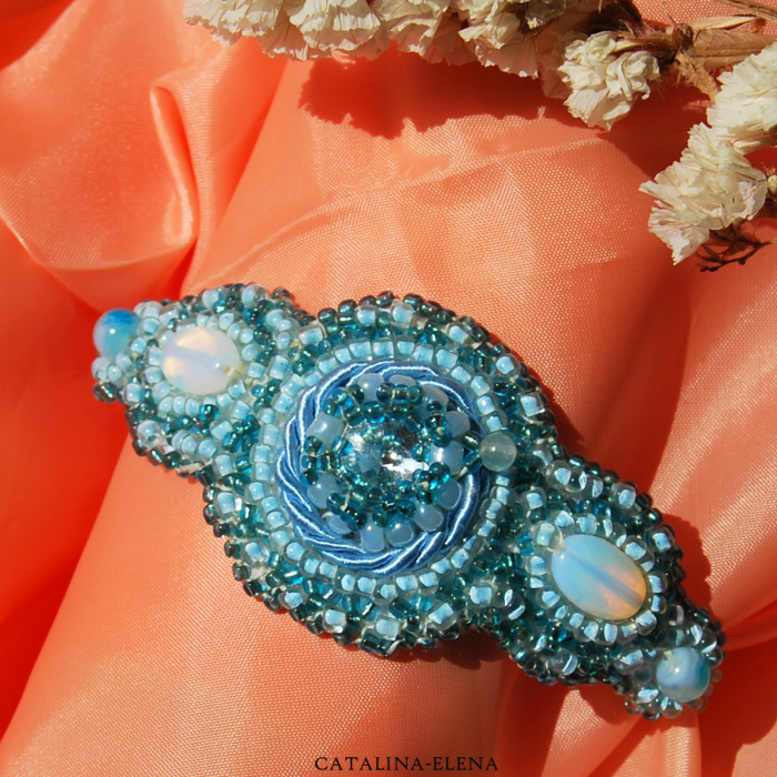 Bratara albastra statement Blue Sky [15]