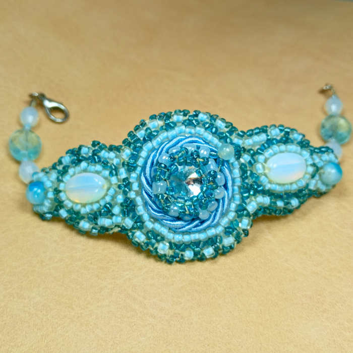 Bratara albastra statement Blue Sky [14]