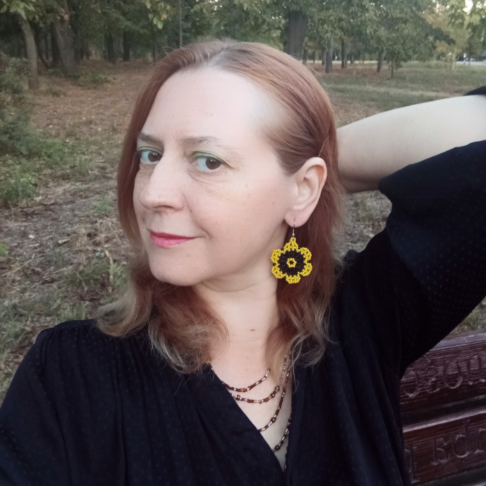 Cercei Flori Galbene din Mărgele [5]