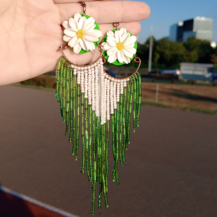 Cercei Lungi cu Margarete [2]