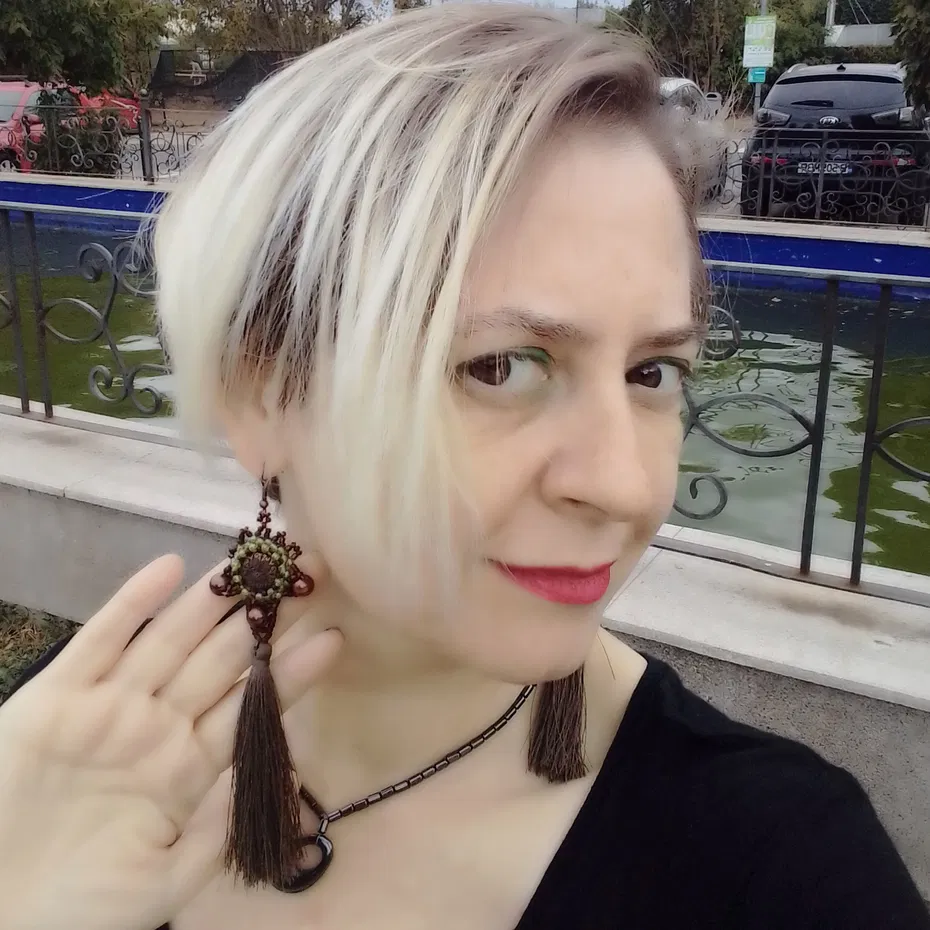 Cercei lungi maro – Eleganţă de toamnă, stil statement [4]