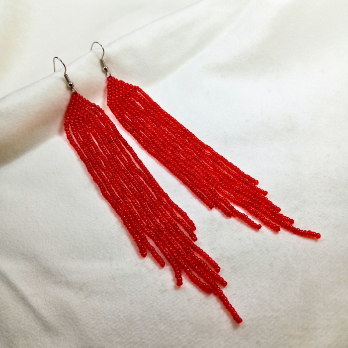 Cercei Rosu Intens – Eleganta si rafinament in fiecare detaliu [6]