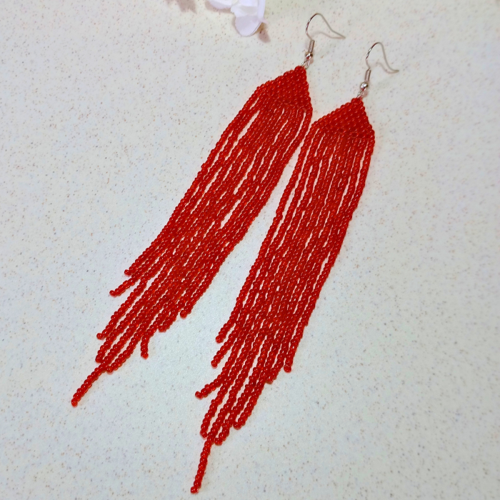 Cercei Rosu Intens – Eleganta si rafinament in fiecare detaliu [7]