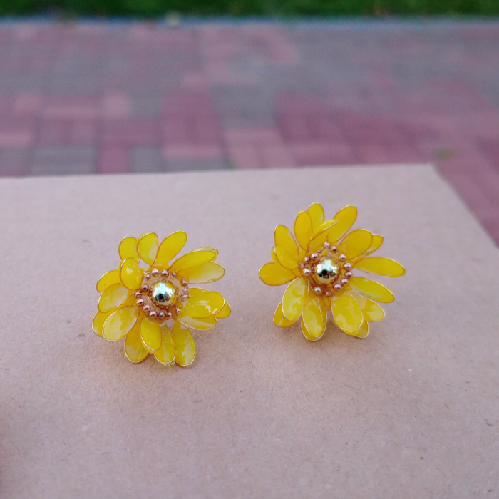 Cercei surub floarea soarelui [8]