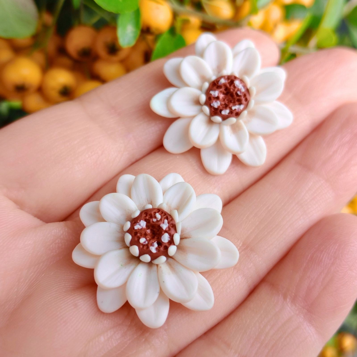 Cercei surub flori albe [2]