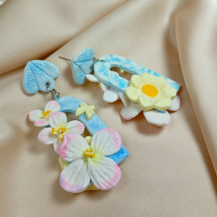 Cercei surub Luminita de seara roz [5]