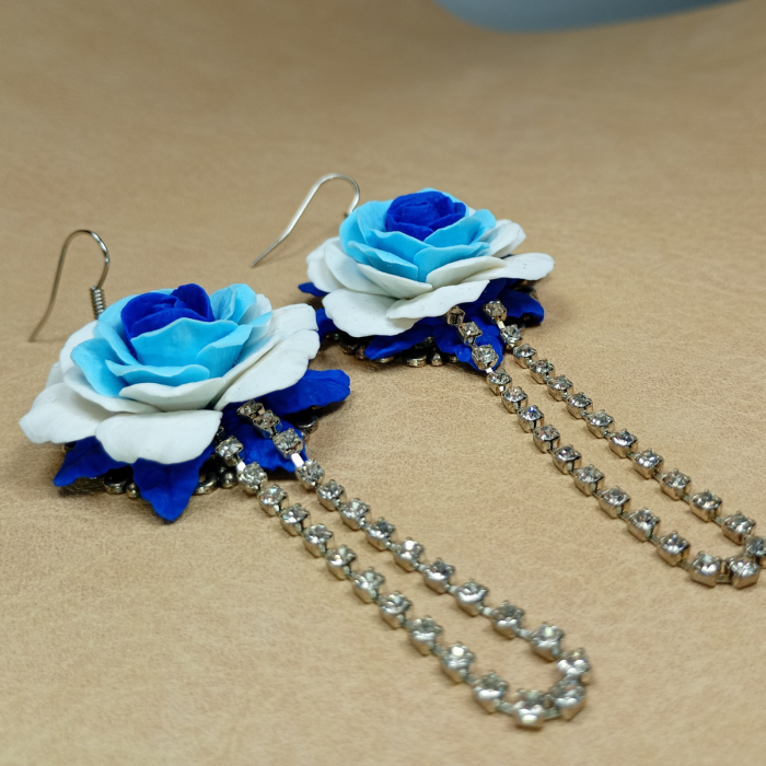 Cercei Trandafiri Albaștri [9]