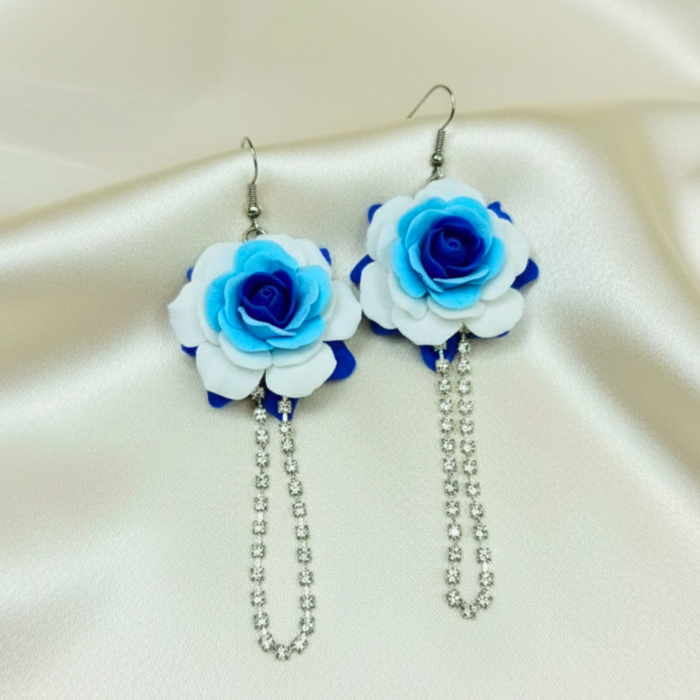 Cercei Trandafiri Albaștri [8]