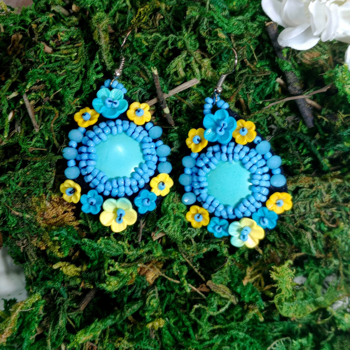 Cercei Turquoise Bloom [12]