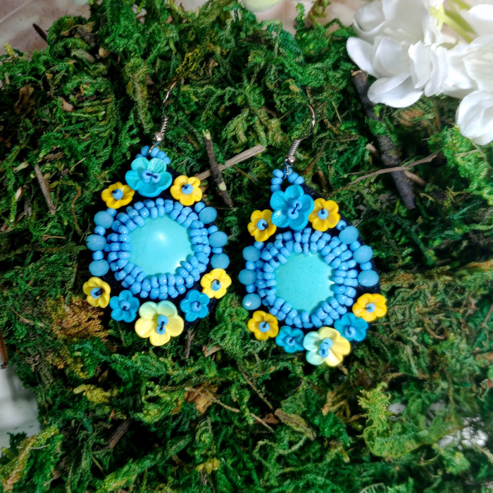 Cercei Turquoise Bloom [6]