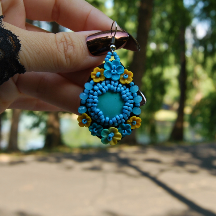 Cercei Turquoise Bloom [2]