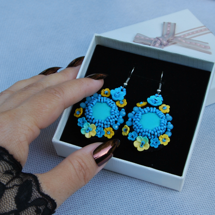 Cercei Turquoise Bloom [3]