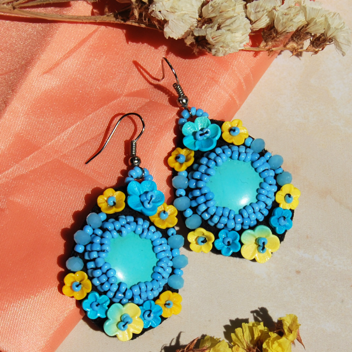 Cercei Turquoise Bloom [13]