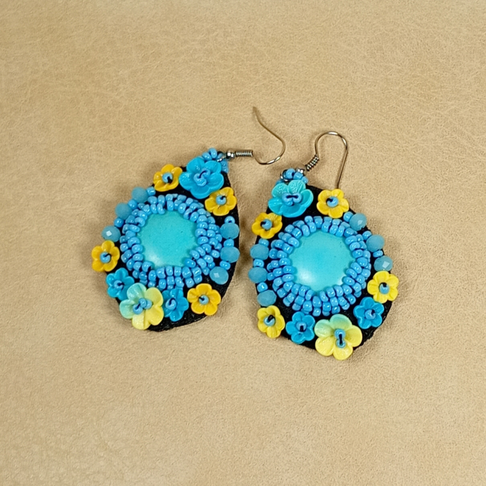 Cercei Turquoise Bloom [9]