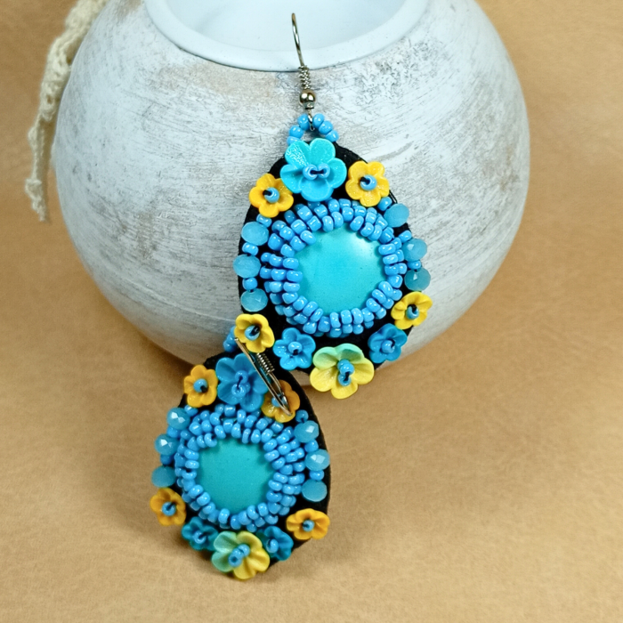 Cercei Turquoise Bloom [10]