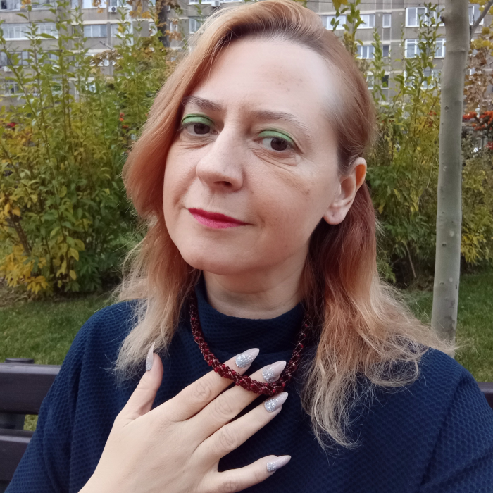 Colier Roșu din Mărgele Cusute [6]