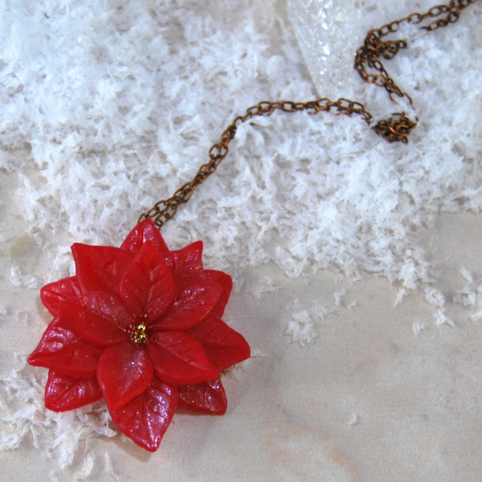 Pandantiv Poinsettia [5]