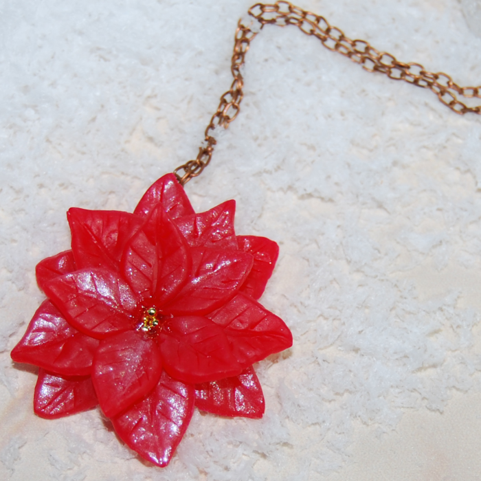 Pandantiv Poinsettia [3]