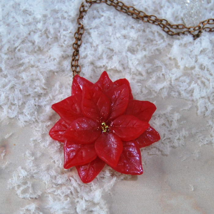 Pandantiv Poinsettia [4]