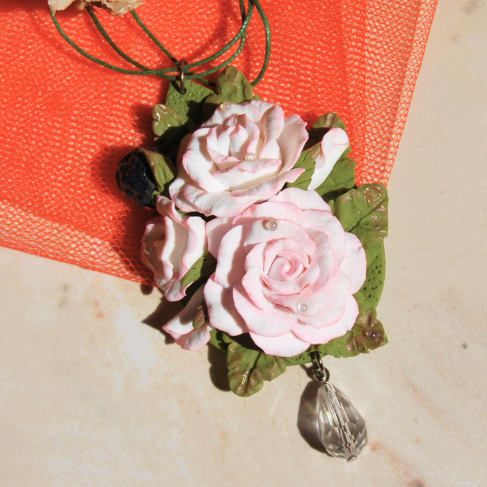 Pandantiv Trandafiri în Rouă [2]