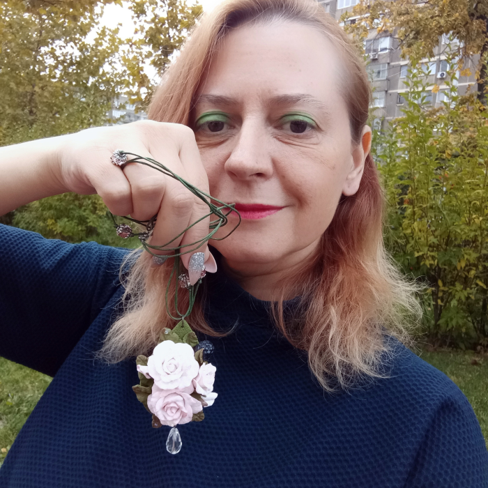 Pandantiv Trandafiri în Rouă [7]