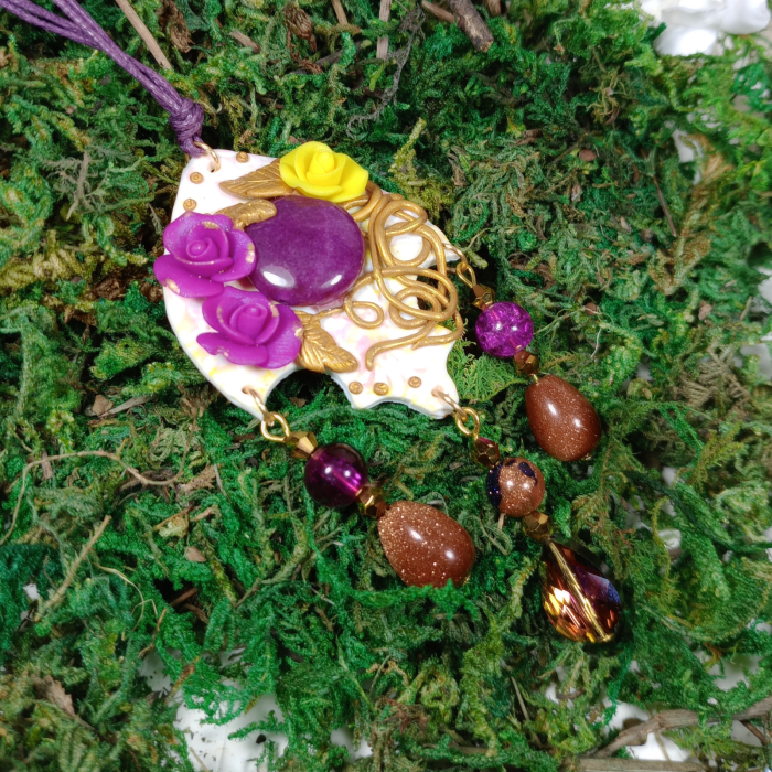 Pandantiv Trandafiri Mov [7]