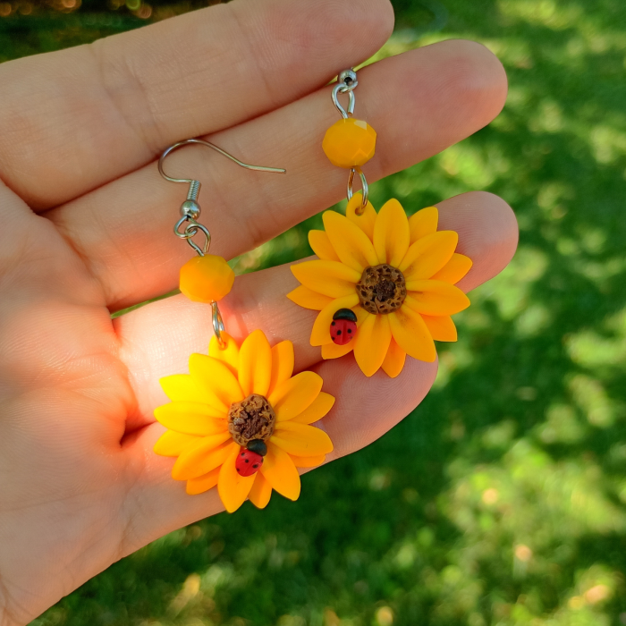 Set handmade Floarea-Soarelui și Buburuză [3]