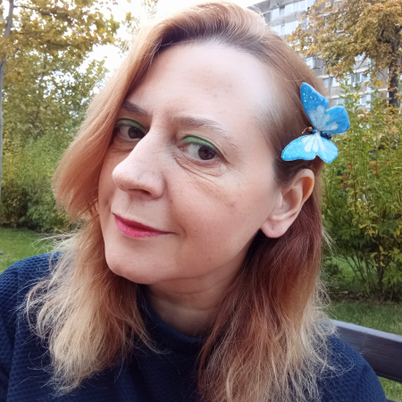 Ac de păr fluture albastru UNICAT [8]