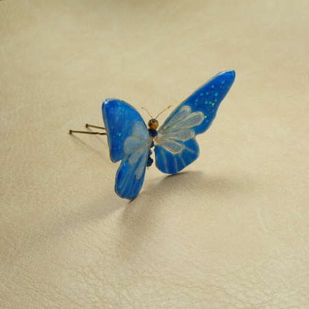 Ac de păr fluture albastru UNICAT [13]