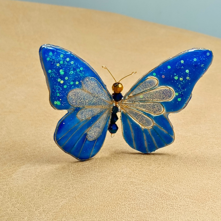 Ac de păr fluture albastru UNICAT [1]