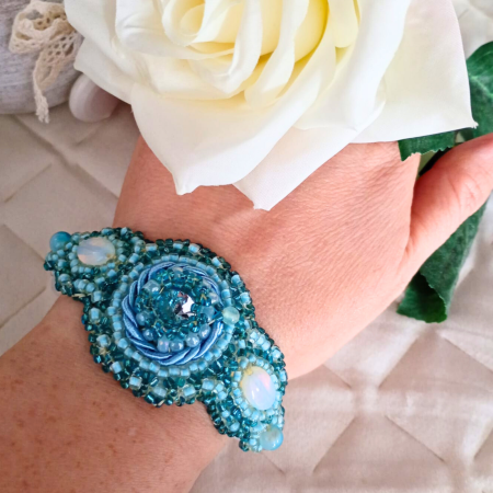 Bratara albastra statement Blue Sky [16]