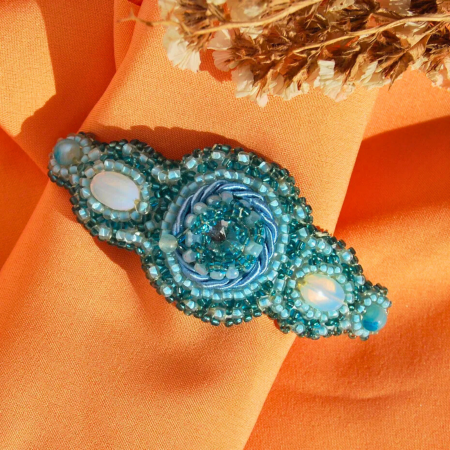 Bratara albastra statement Blue Sky [8]