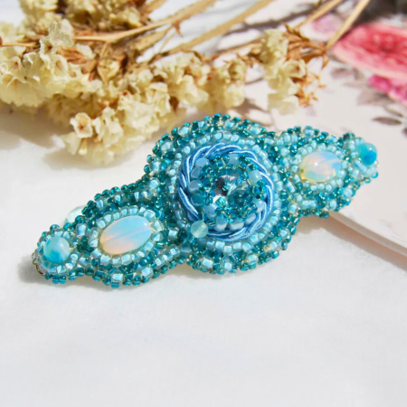 Bratara albastra statement Blue Sky [3]