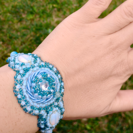 Colecția Natură - Bratara albastra statement Blue Sky