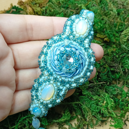 Bratara albastra statement Blue Sky [1]