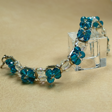Brățară cristale albastre [5]