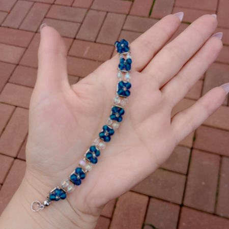 Brățară cristale albastre [2]