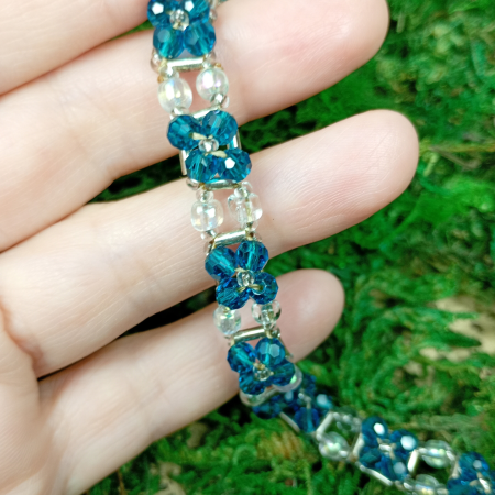 Brățară cristale albastre [3]